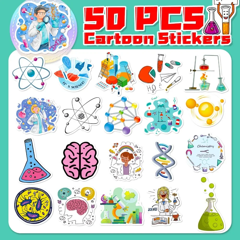 50PCS Cartoon Science Lab Stic - Kids Toys Vintage review and price