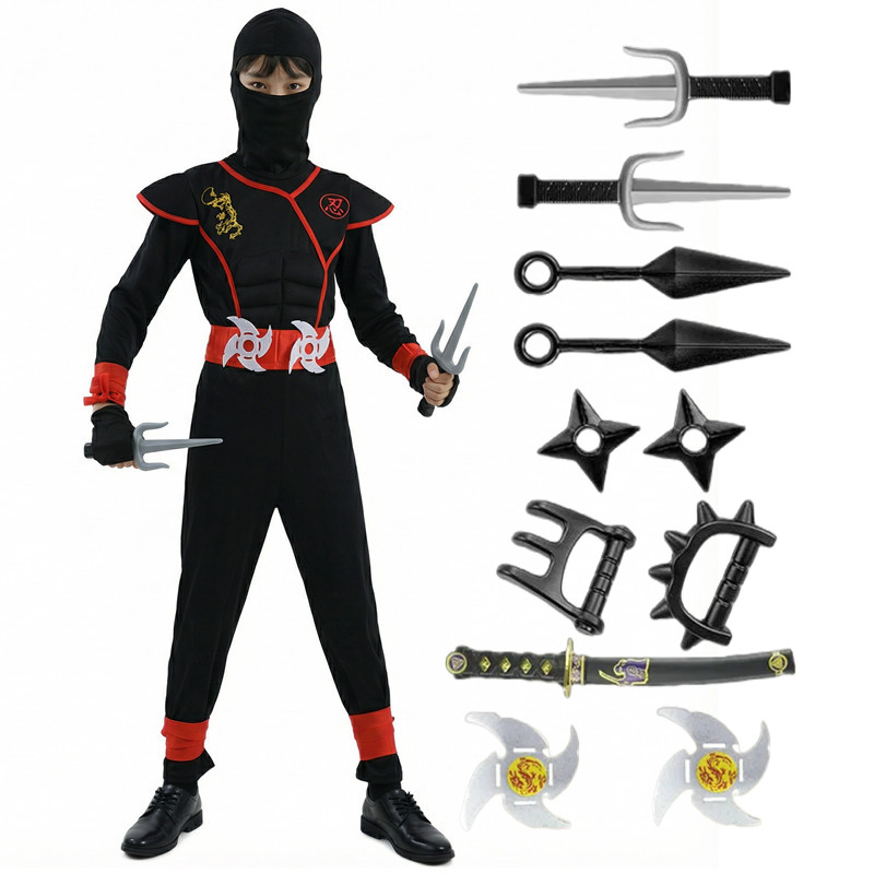 Black and Blue Ninja Costume f - Kids Toys Set review and price