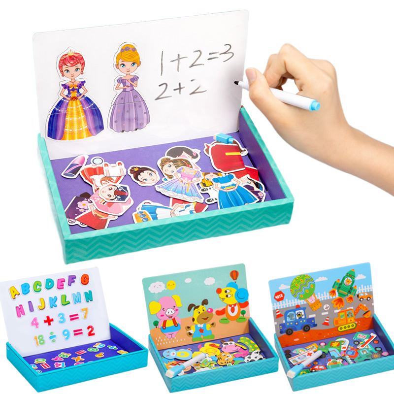 Multifunction Animal Puzzle Pa - Magnetic Drawing Board review and price