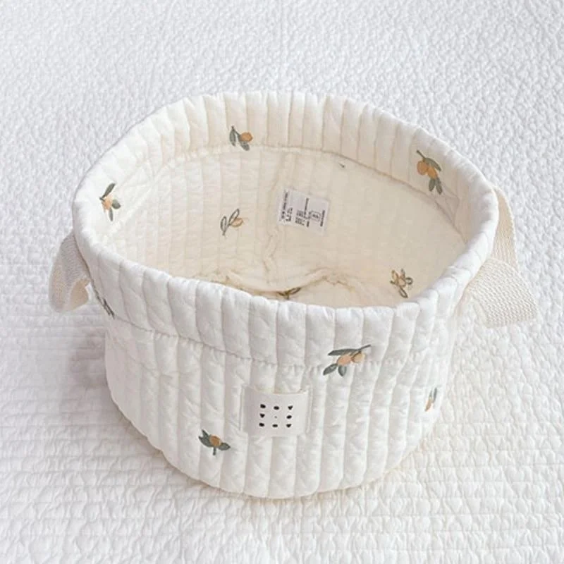 Cute Bear Embroidery Diaper Ba - Kids Toys Basket review and price