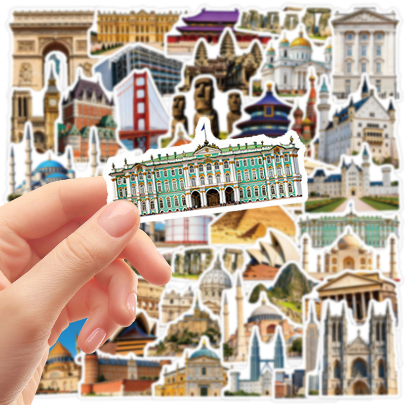 50PCS Famous City Landmark Tra - Kids Toys Vintage review and price