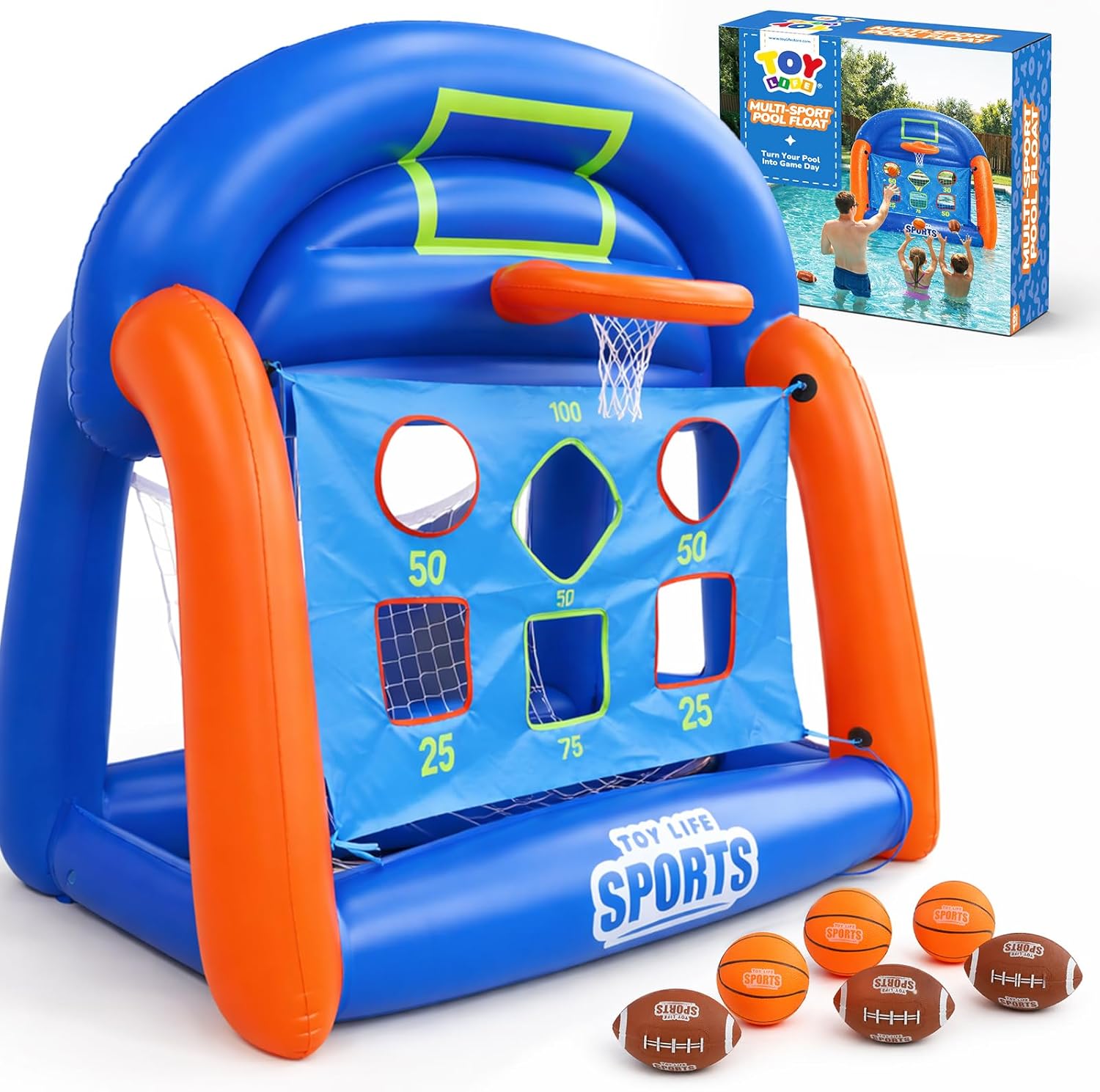 Multi-Sport Pool Games Inflata - Kids Toys Set review and price