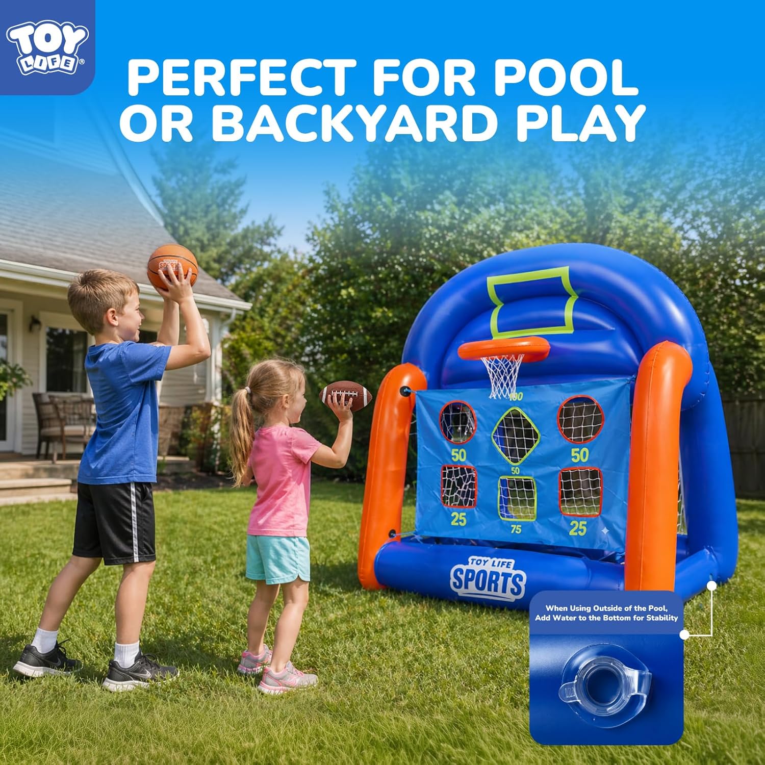 Multi-Sport Pool Games Inflata - Kids Toys Set review and price