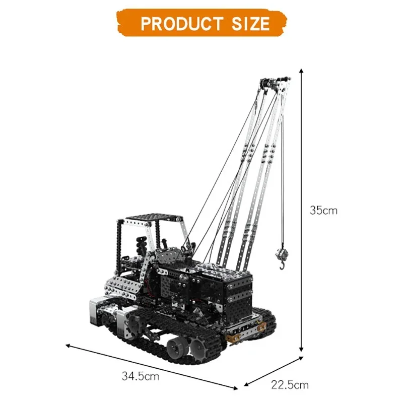 DIY Metal RC Crane Electric Ho - Kids Toys Vehicle review and price