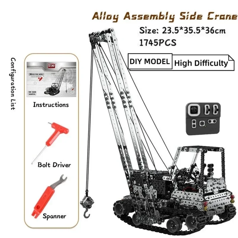 DIY Metal RC Crane Electric Ho - Kids Toys Vehicle review and price