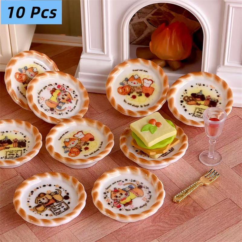 10Pcs/set Dollhouse Miniature  - Kids Toys Set review and price