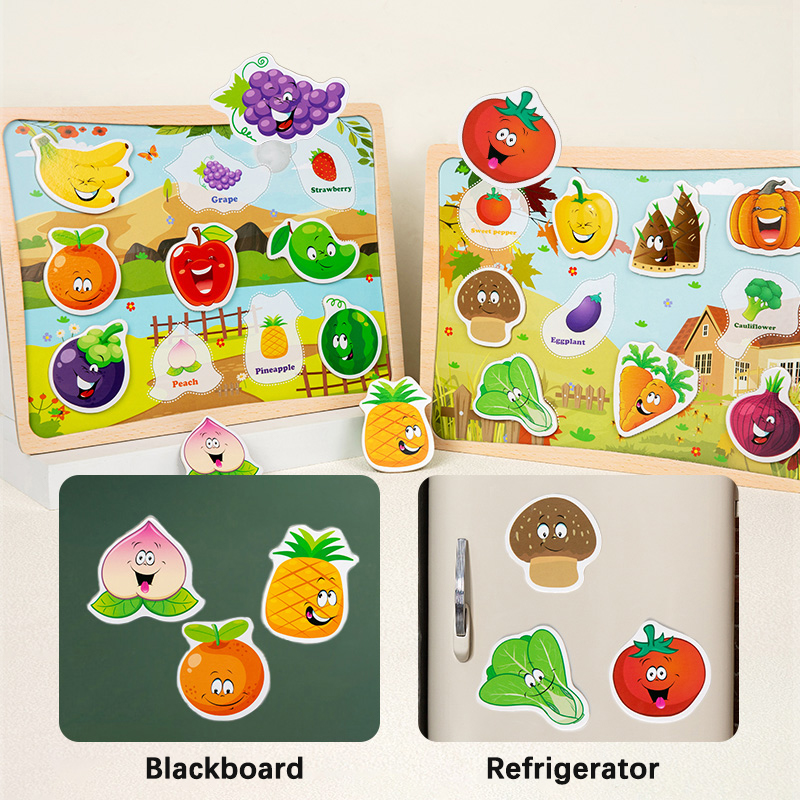 2-In-1 Magnetic Puzzle Board - - Magnetic Drawing Board review and price