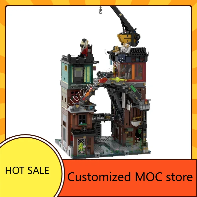 3014PCS  (Re)Work(ed)shop  MOC - Kids Toys Shop review and price