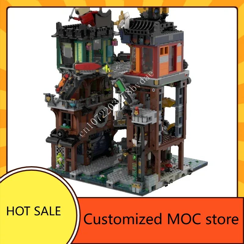 3014PCS  (Re)Work(ed)shop  MOC - Kids Toys Shop review and price