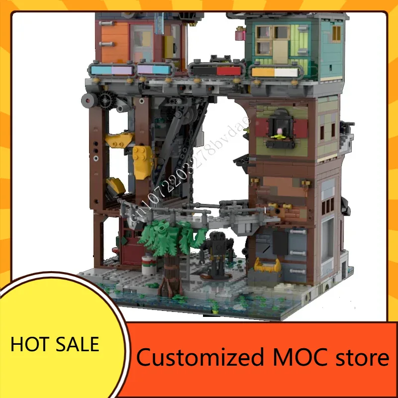 3014PCS  (Re)Work(ed)shop  MOC - Kids Toys Shop review and price