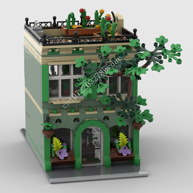 1098PCS Plant Shop MOC streetv - Kids Toys Shop review and price