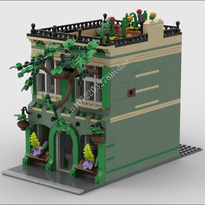 1098PCS Plant Shop MOC streetv - Kids Toys Shop review and price