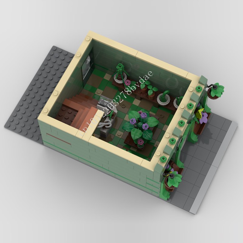 1098PCS Plant Shop MOC streetv - Kids Toys Shop review and price