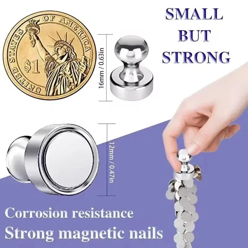 1-50Pcs Metal Magnetic Pins Ne - Magnetic Drawing Board review and price