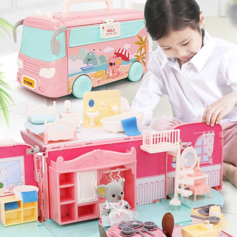 Koala Doll house Roombox with  - Kids Toys Shop review and price