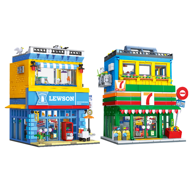 1263+PCS Street Scene Convenie - Kids Toys Store review and price