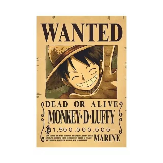 Anime One Piece Bounty Wanted  - Kids Toys Vintage review and price