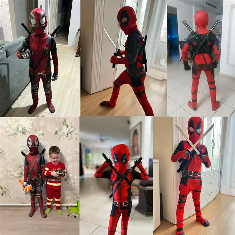 3-12Y Kids Deadpool Costume wi - Kids Toys Set review and price