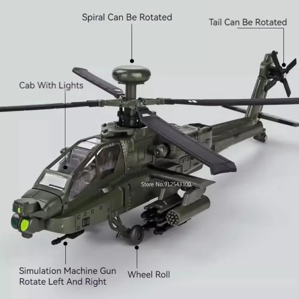 1:32 Scale AH-64 Airplane Mode - Kids Toys Vehicle review and price