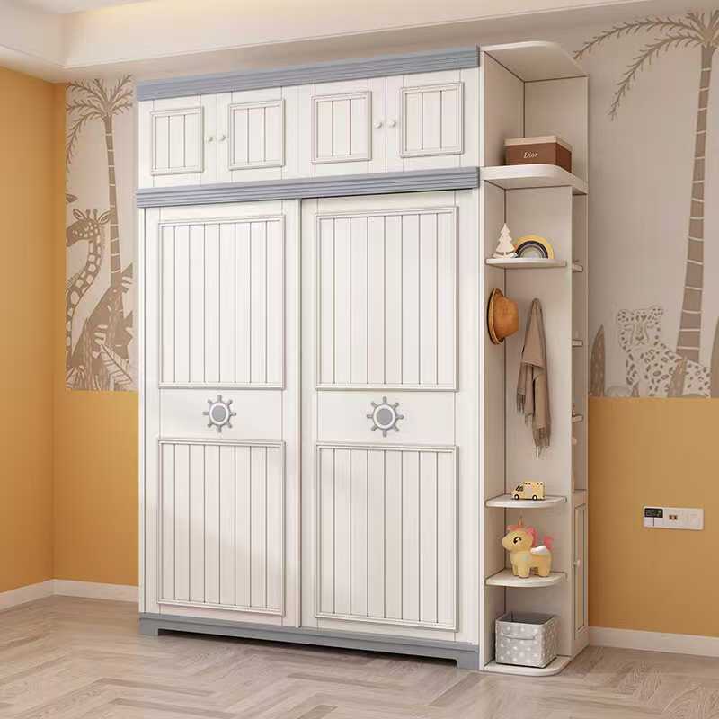 White Wooden Kid Storage Cabin - Kids Toys Mall review and price
