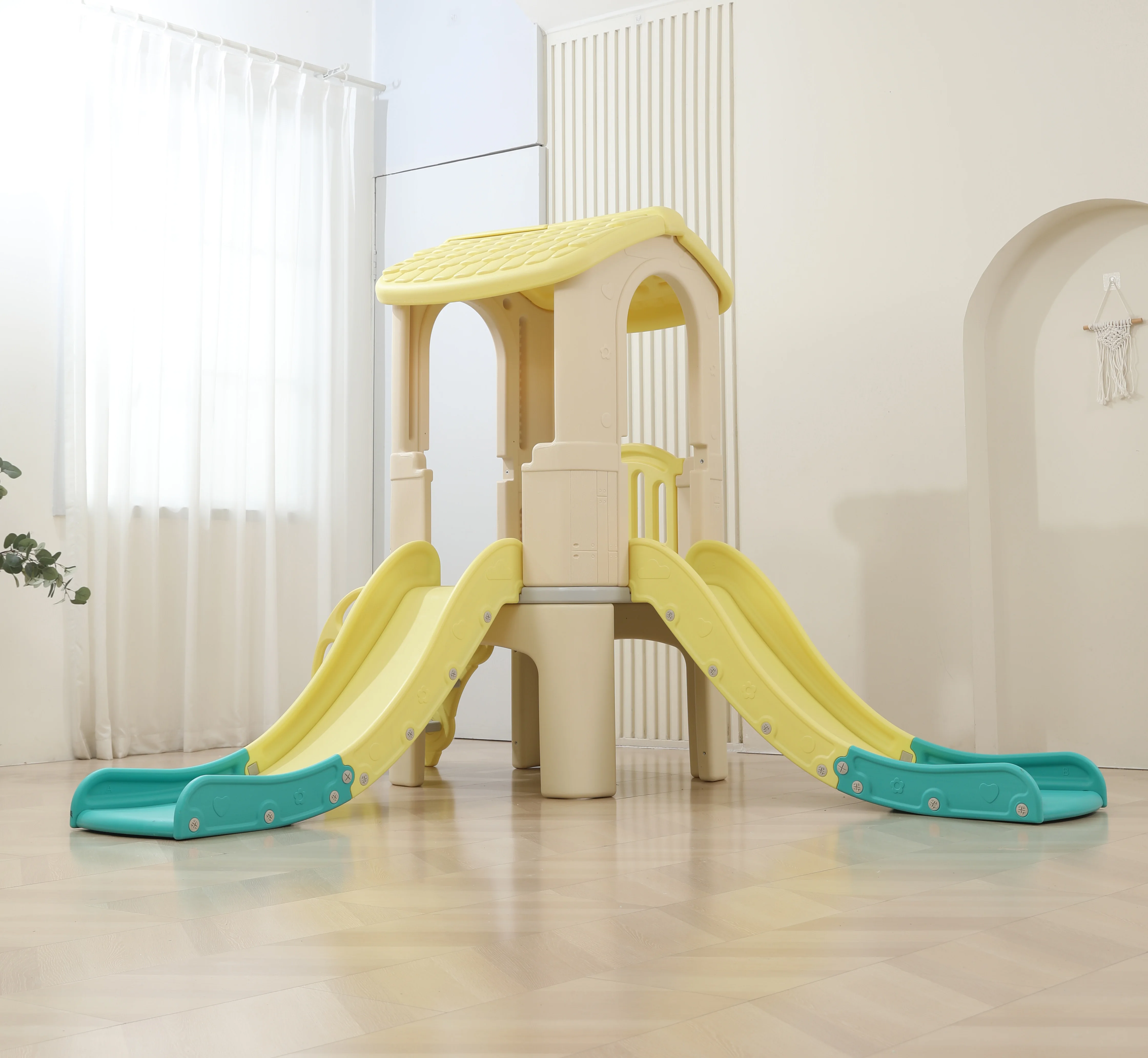 Large Indoor Playhouse Double  - Kids Toys Mall review and price