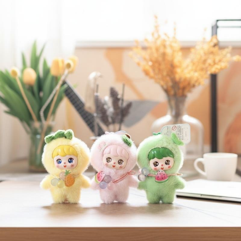 Cute Fruit Plush Doll Keychain - Kids Toys Home review and price
