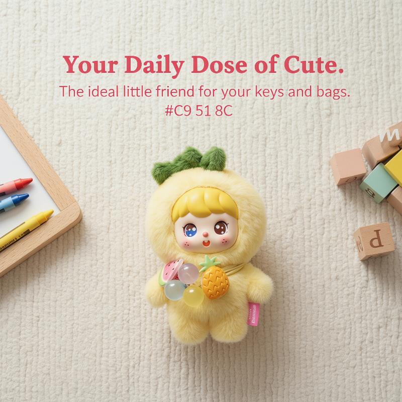 Cute Fruit Plush Doll Keychain - Kids Toys Home review and price
