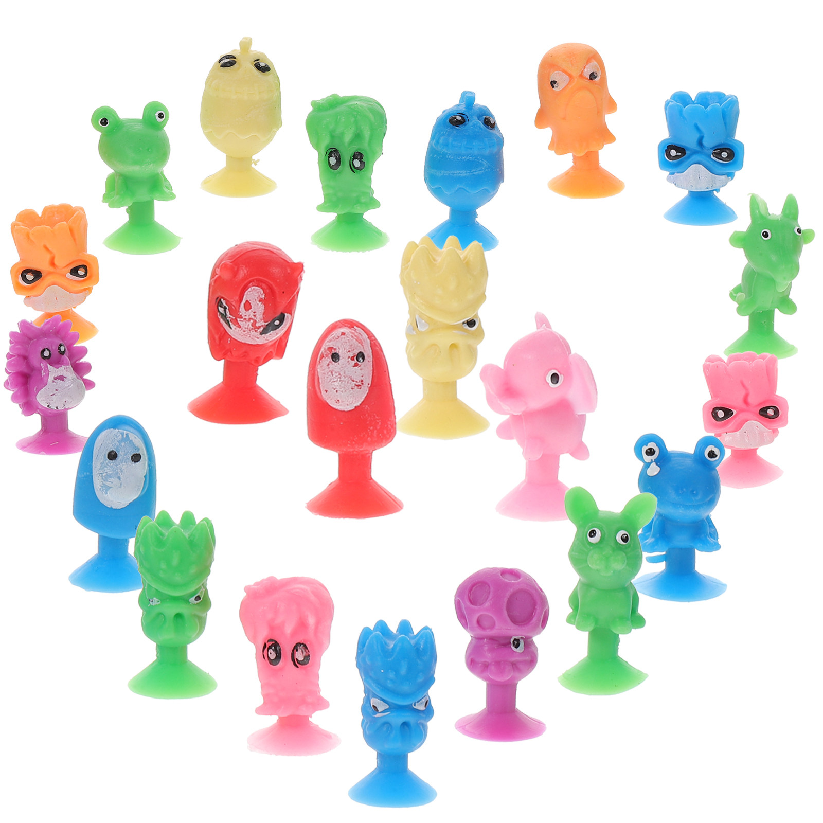 24Pcs Cartoon Plastic Mini Ani - Kids Toys Home review and price
