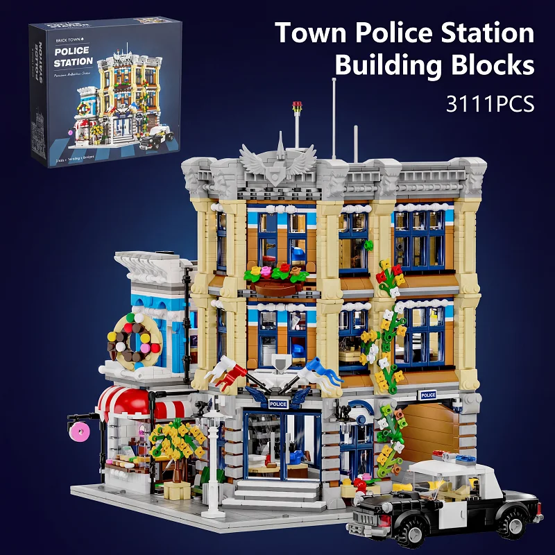 Town Police Station with 6 Fig - Kids Toys Store review and price