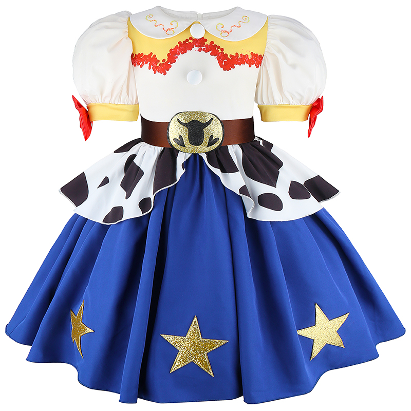 2026 New Girls Cow Spot Dress  - Kids Toys Set review and price