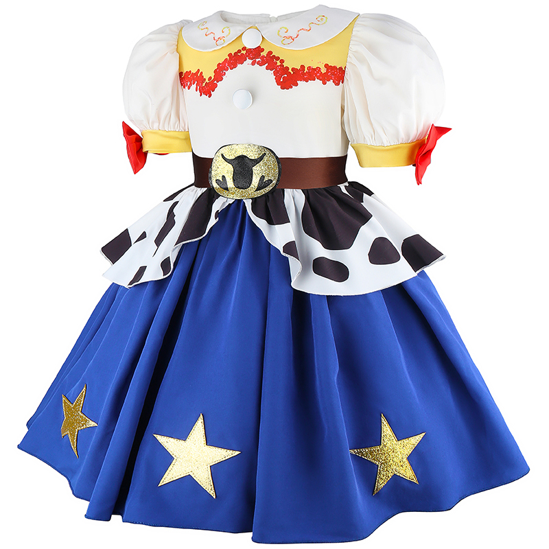 2026 New Girls Cow Spot Dress  - Kids Toys Set review and price