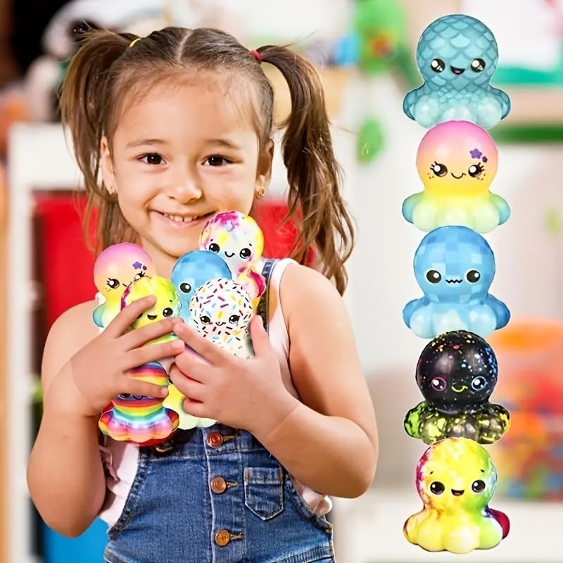 6/12PCS Octopus Slow Squishy T - Kids Toys Basket review and price