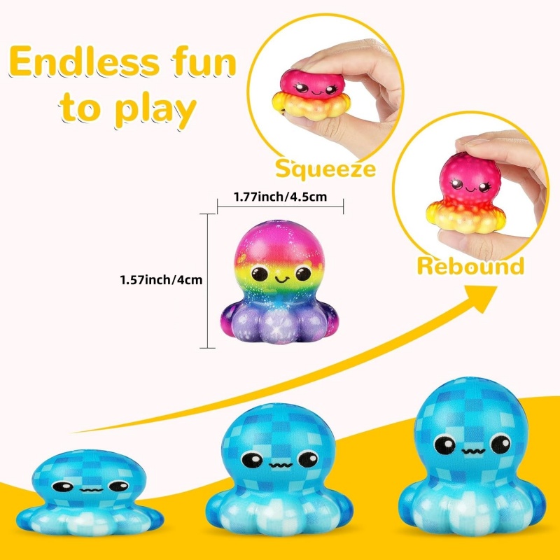 6/12PCS Octopus Slow Squishy T - Kids Toys Basket review and price