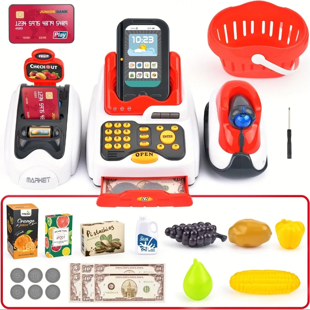 33PCS Toy Cash Register for Ki - Kids Toys Shop review and price